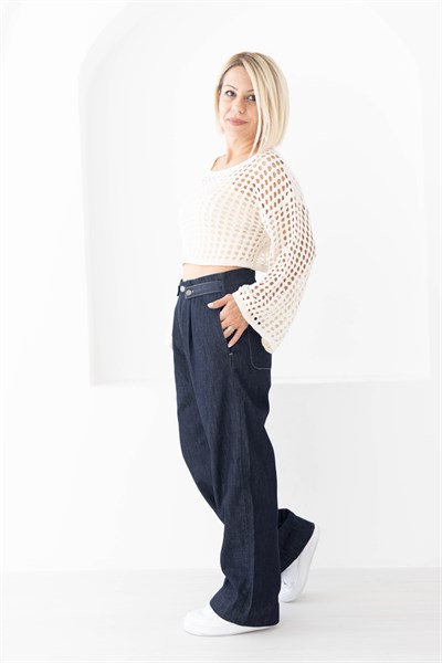 5355 BEL DETAY PALAZZO JEAN PANTOLON