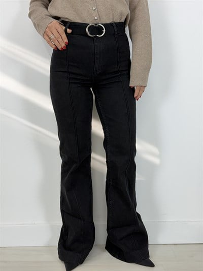 5678 KEMERLİ, ÇİMALI, WİDE LEG JEAN