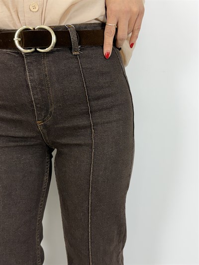 5678 KEMERLİ, ÇİMALI, WİDE LEG JEAN