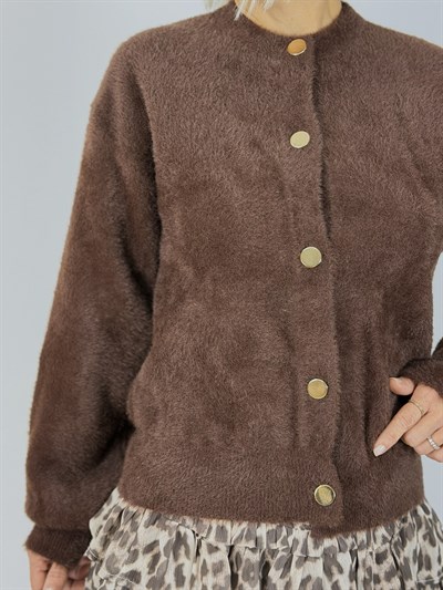 5802 BİSİKLET YAKA, ANGORA HIRKA
