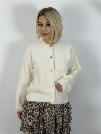 5802 BİSİKLET YAKA, ANGORA HIRKA