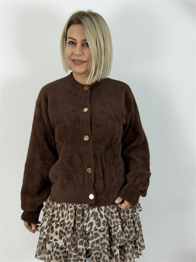 5802 BİSİKLET YAKA, ANGORA HIRKA