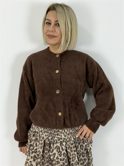 5802 BİSİKLET YAKA, ANGORA HIRKA