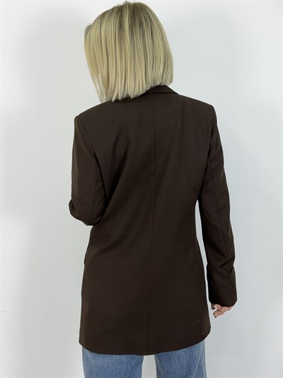 6157 Kolu Düğme Detaylı, Tek Düğme, Blazer Ceket