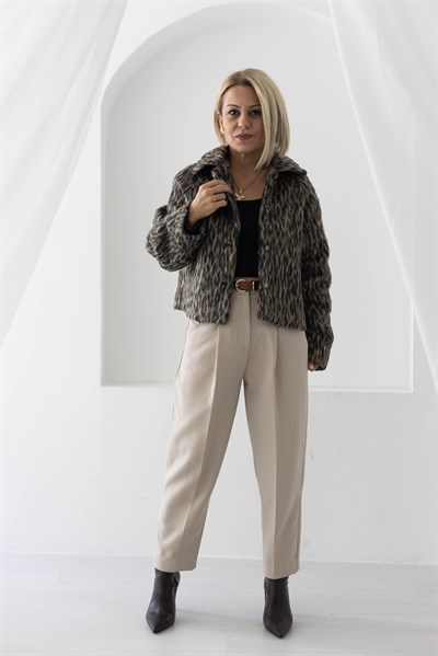 6206 SAKALLI LEOPAR CEKET