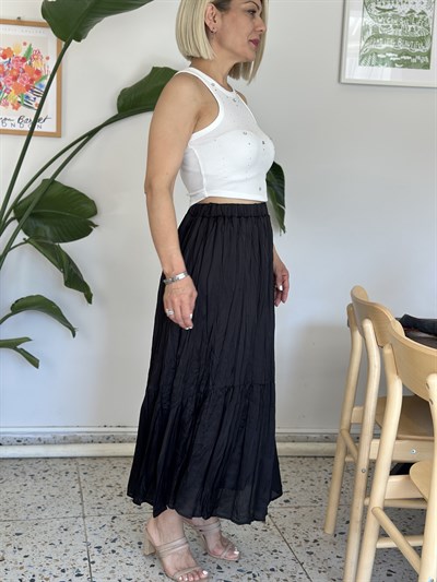 6287 BURUŞUK PİLİSELİ MİDİ BOY ETEK
