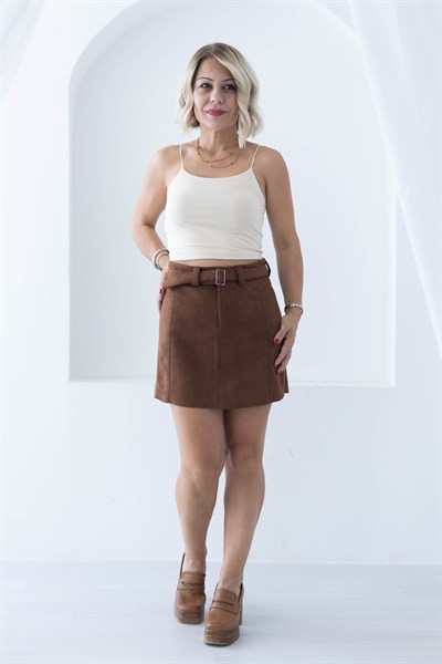 6637 BEL KEMERLİ, SÜET ETEK