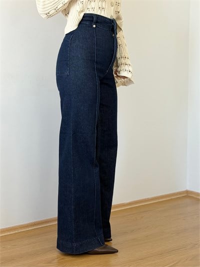6689 Çimalı, Wide Leg Jean Pantolon