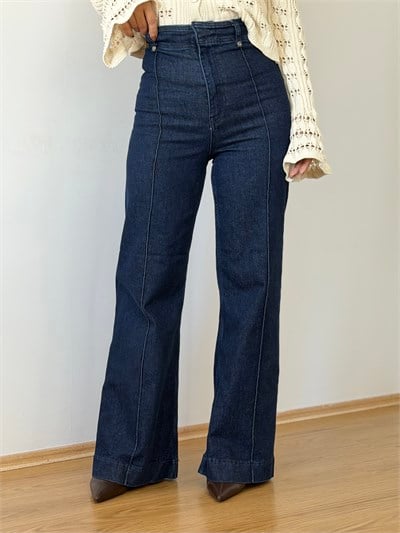 6689 Çimalı, Wide Leg Jean Pantolon