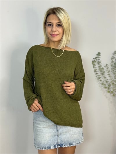 701 Kayık Yaka, Brumer Merserize Triko