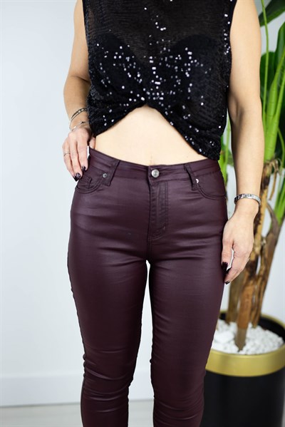 7355 MİRA, MUMLU, SKİNNY JEAN PANTOLON