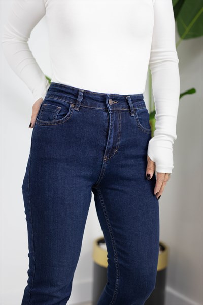 7403 PAÇA PÜSKÜLLÜ MİNİ FLARE JEAN