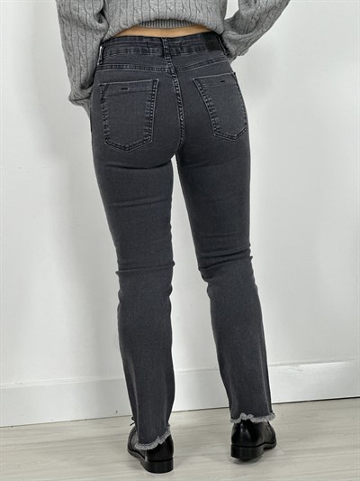 7403 PAÇA PÜSKÜLLÜ MİNİ FLARE JEAN