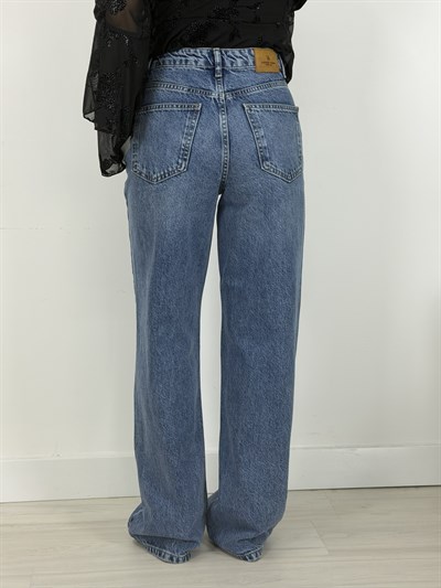 7714 WİDE LEG KALIP JEAN PANTOLON