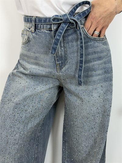 8092 Önü Taşlı, Kendinden Kuşaklı, Baggy Jean