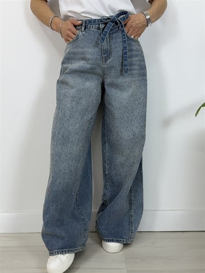 8092 Önü Taşlı, Kendinden Kuşaklı, Baggy Jean