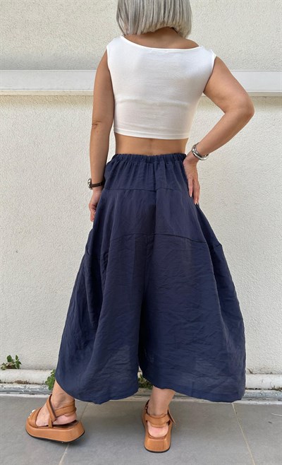8460 CEPLİ ETEK PANTOLON