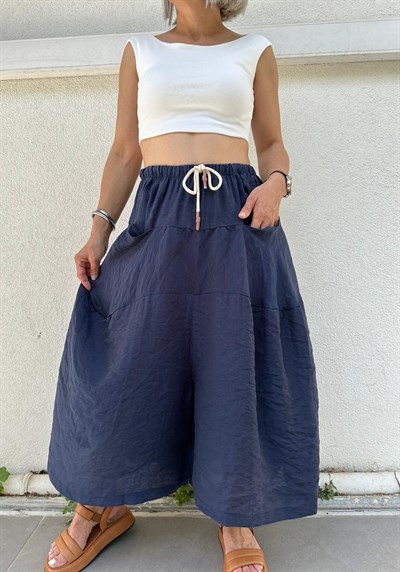 8460 CEPLİ ETEK PANTOLON