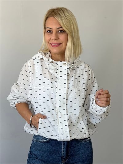9040 Kapüşonlu, Yağmurluk Ceket