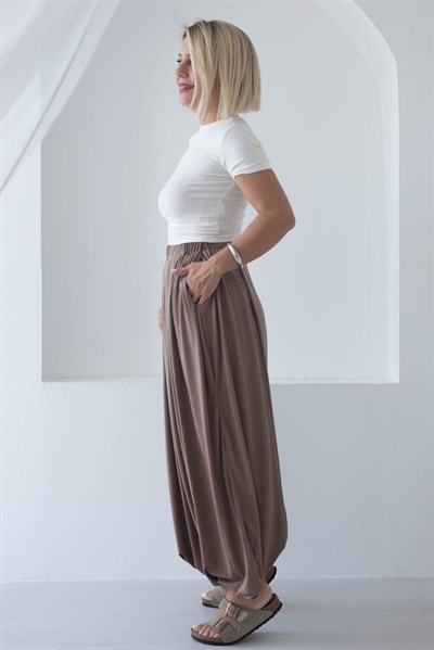 910 BEL PİLE MODAL ŞALVAR