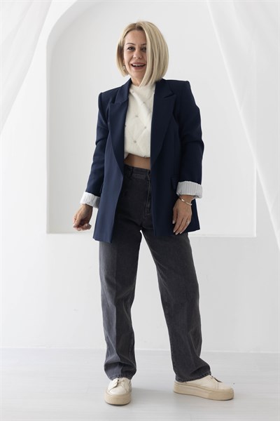 9134 KOL KATLI RAHAT KALIP BLAZER CEKET