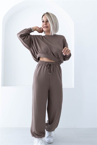 915 MODAL PAÇA LASTİKLİ EŞOFMAN SWEAT TAKIM