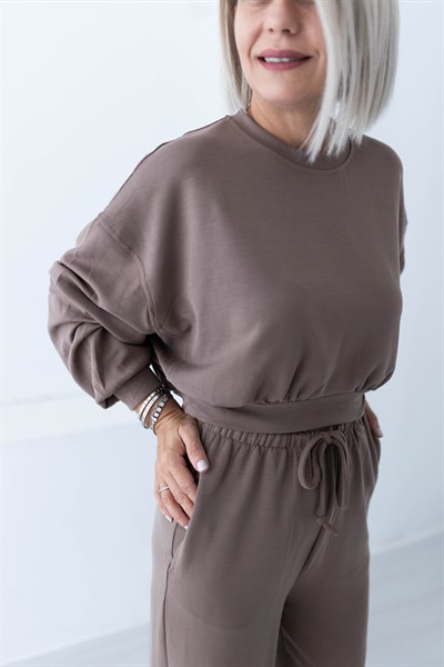 915 MODAL PAÇA LASTİKLİ EŞOFMAN SWEAT TAKIM