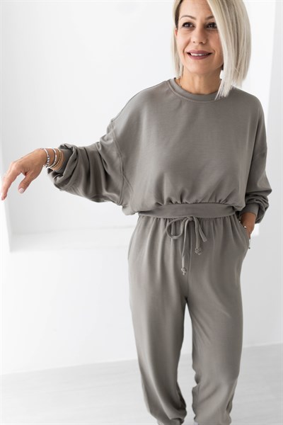 915 MODAL PAÇA LASTİKLİ EŞOFMAN SWEAT TAKIM