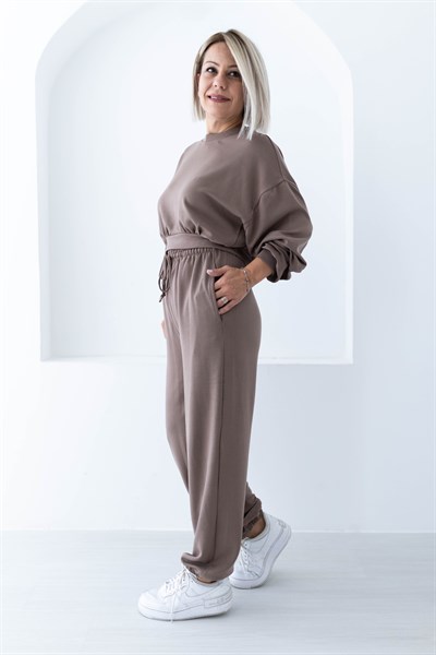 915 MODAL PAÇA LASTİKLİ EŞOFMAN SWEAT TAKIM