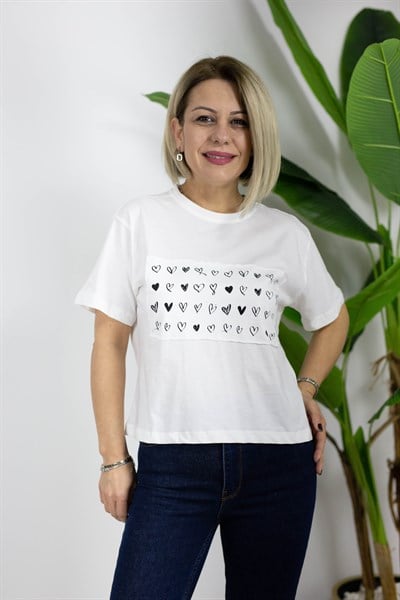 9478 BEL BOY, KALP BASKILI TSHİRT