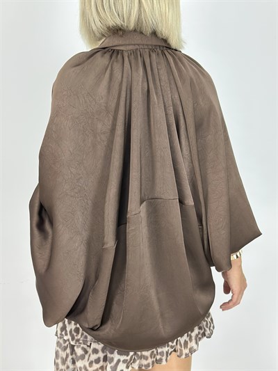 9584 YARASA KOL, FERMUARLI, ZR MODEL BOMBER SATEN CEKET