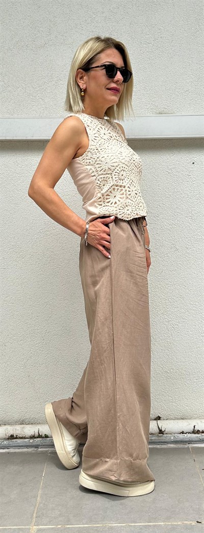 983 BEL LASTİKLİ BEACH PANTOLON