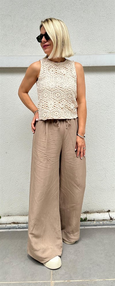983 BEL LASTİKLİ BEACH PANTOLON