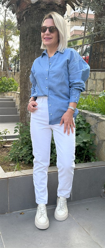 ARKASI NEVRÜLLÜ MOM JEAN