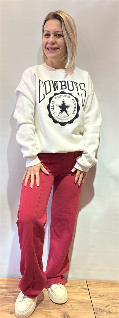 COWBOY APLİKELİ SWEAT