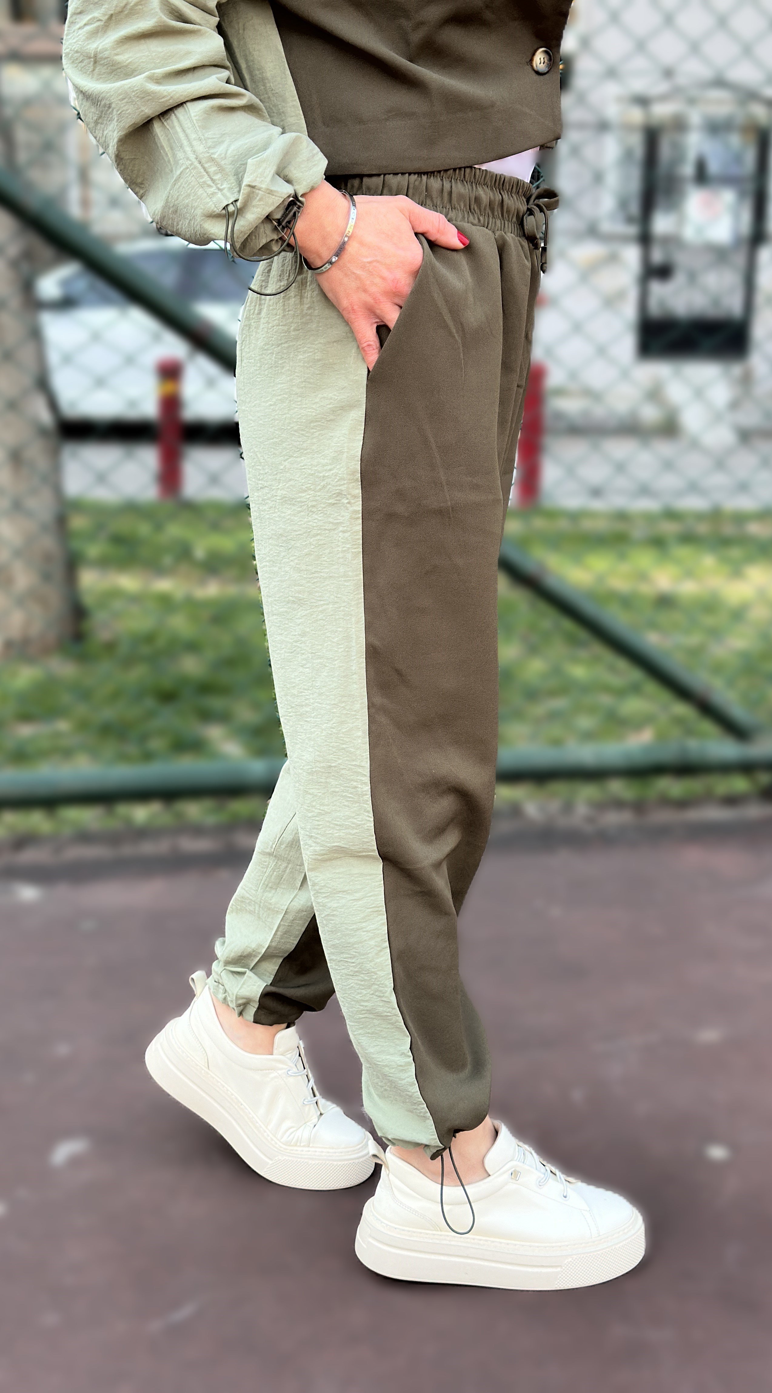 125 PARAŞÜT KUMAŞ GARNİ BEL LASTİK BEACH PANTOLON