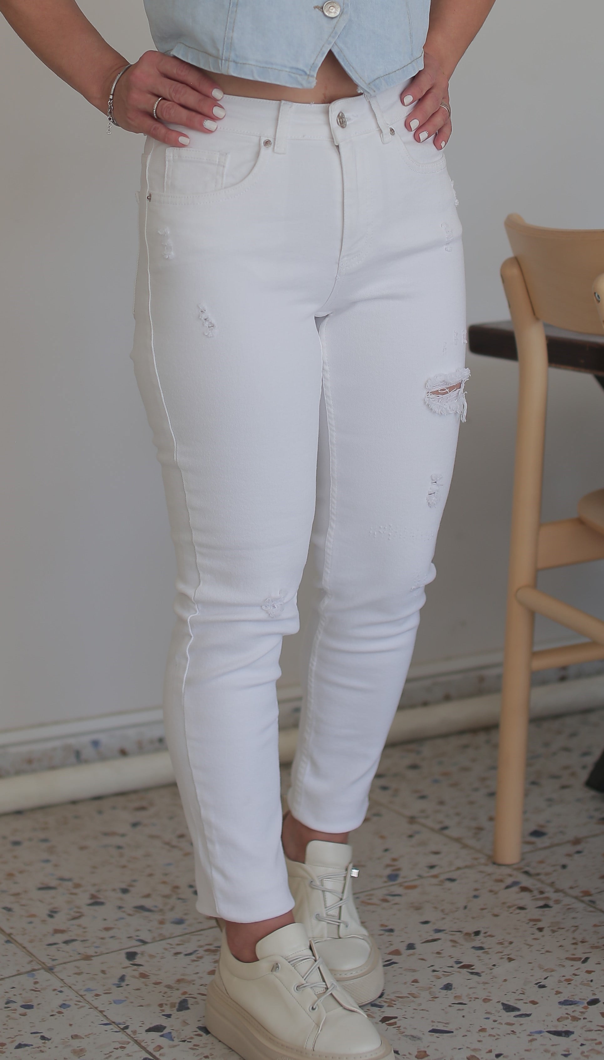 304 YIRTIKLI MOM JEAN