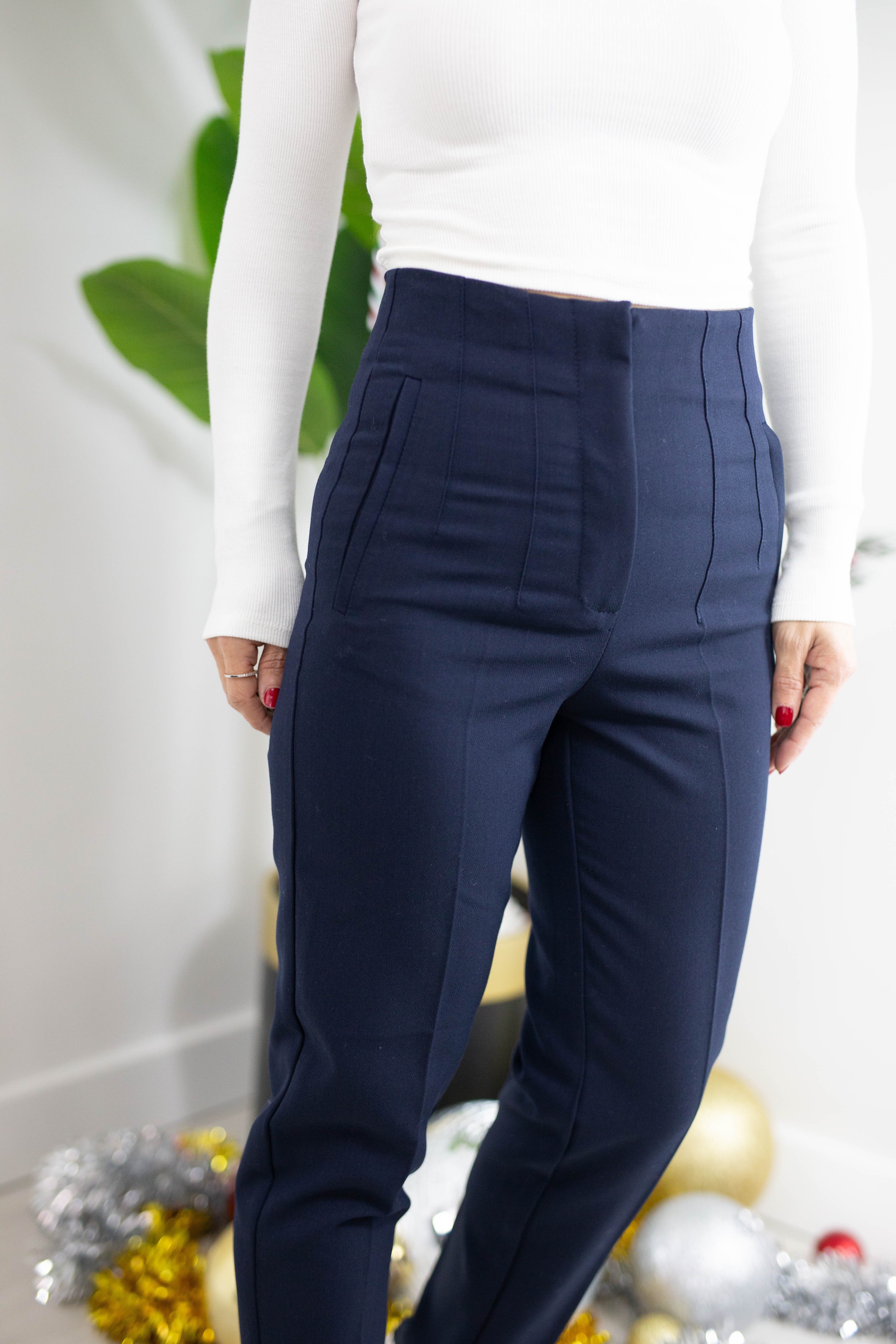 5113 HAVUÇ KESİM FLATOLU BASİC PANTOLON
