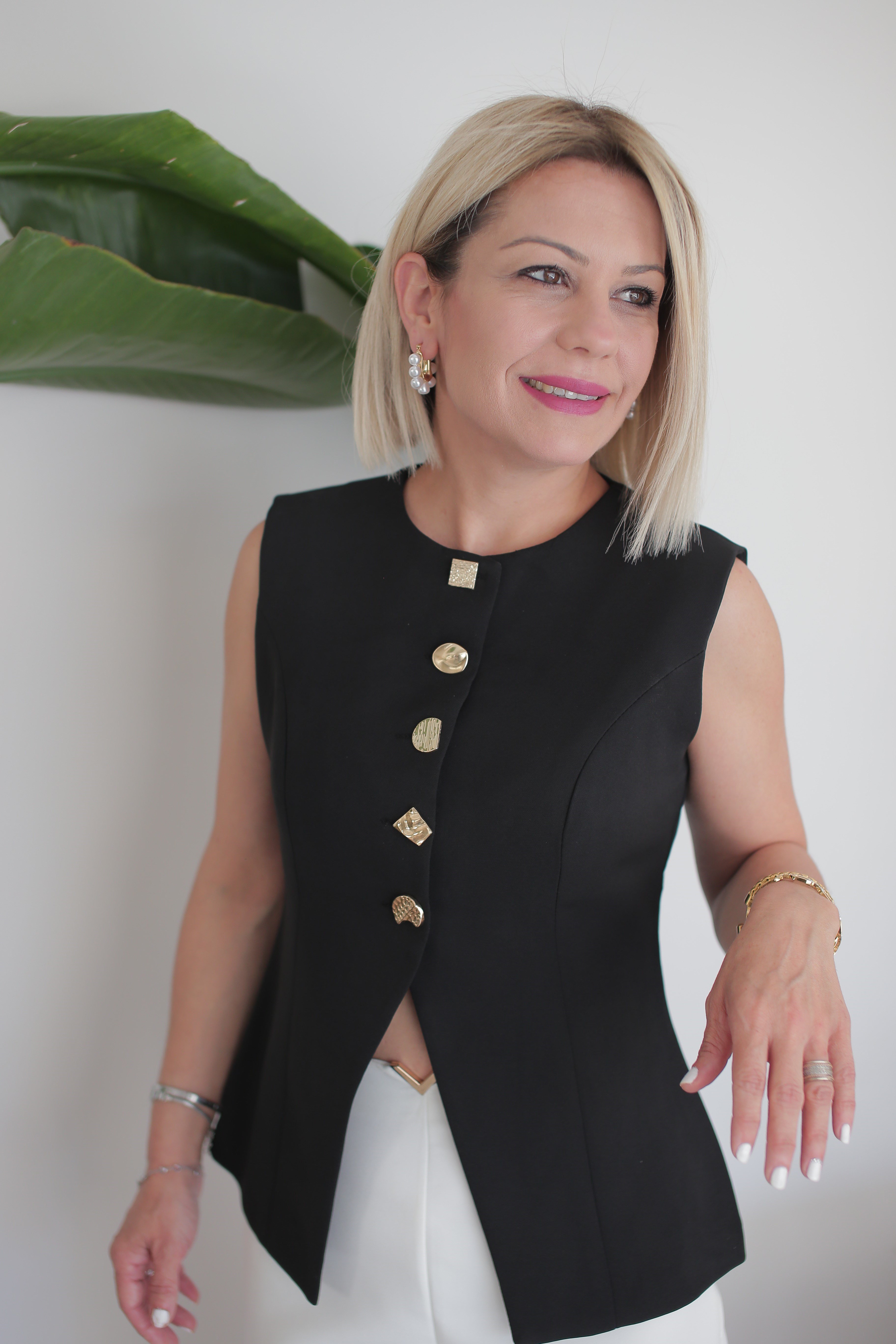 6067 BİS YAKA ÜÇGEN BEL YELEK