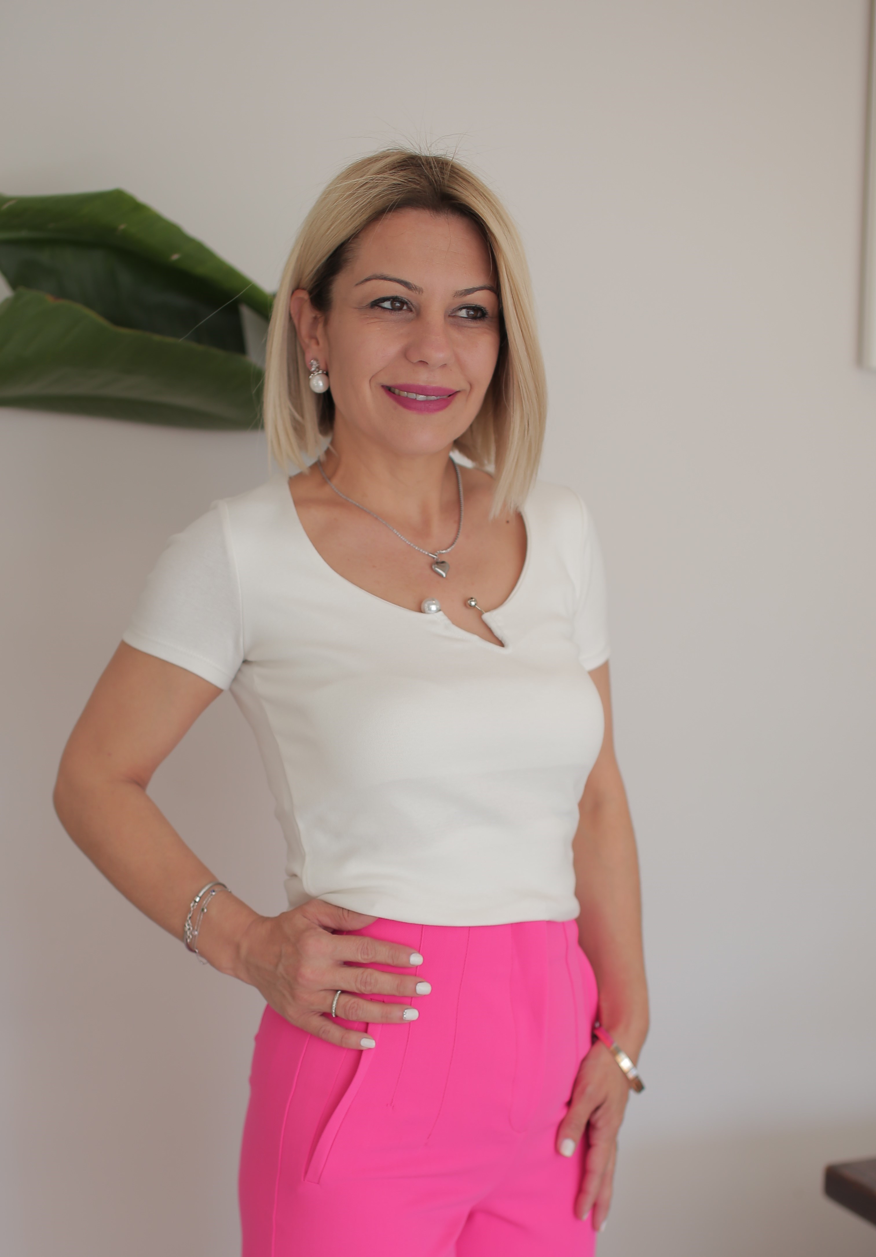 6172 YAKA İNCİ DETAY BLUZ