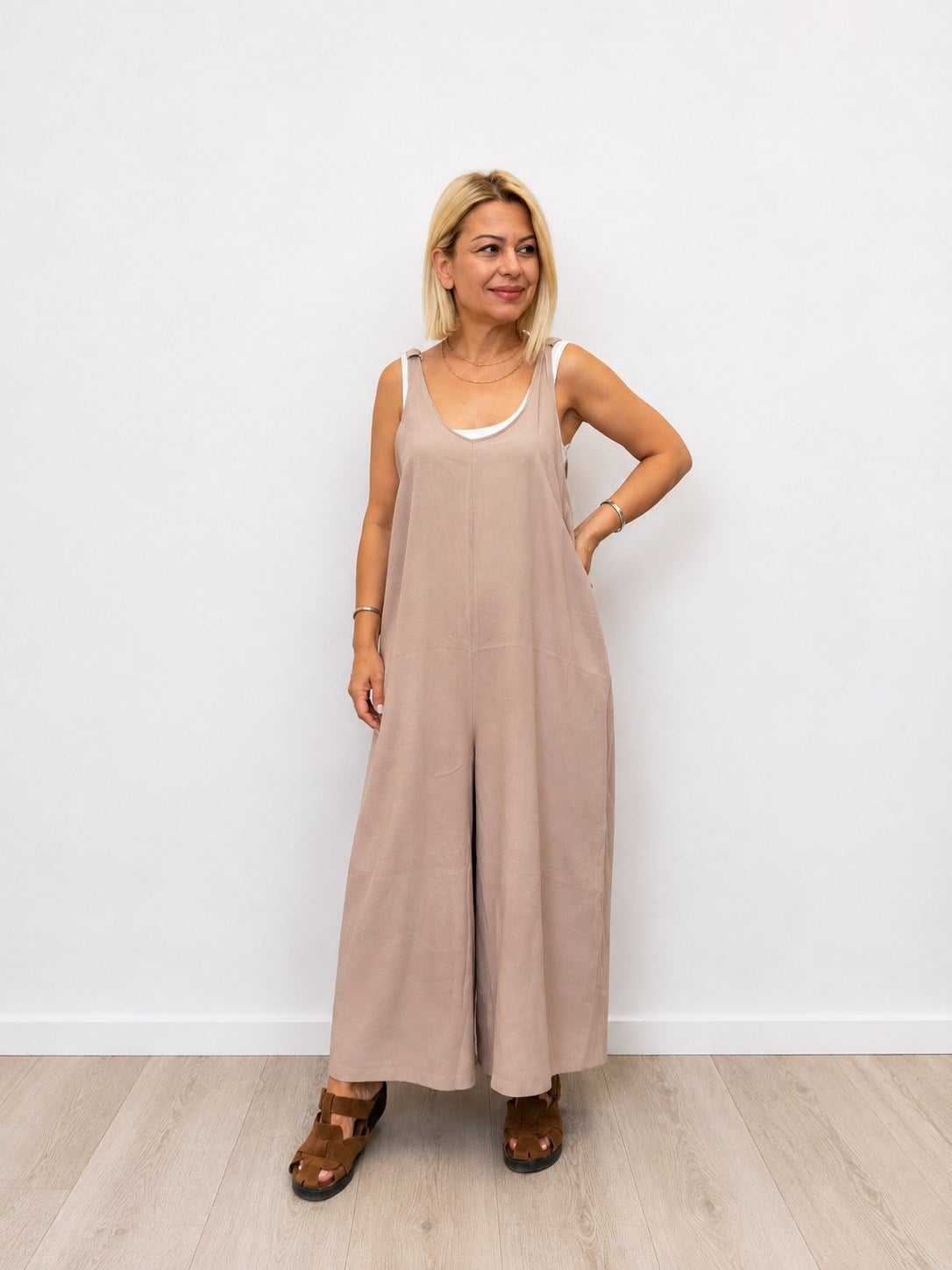 680 U Yaka, Kalın Askılı, Geniş Paça, Bohem Tulum