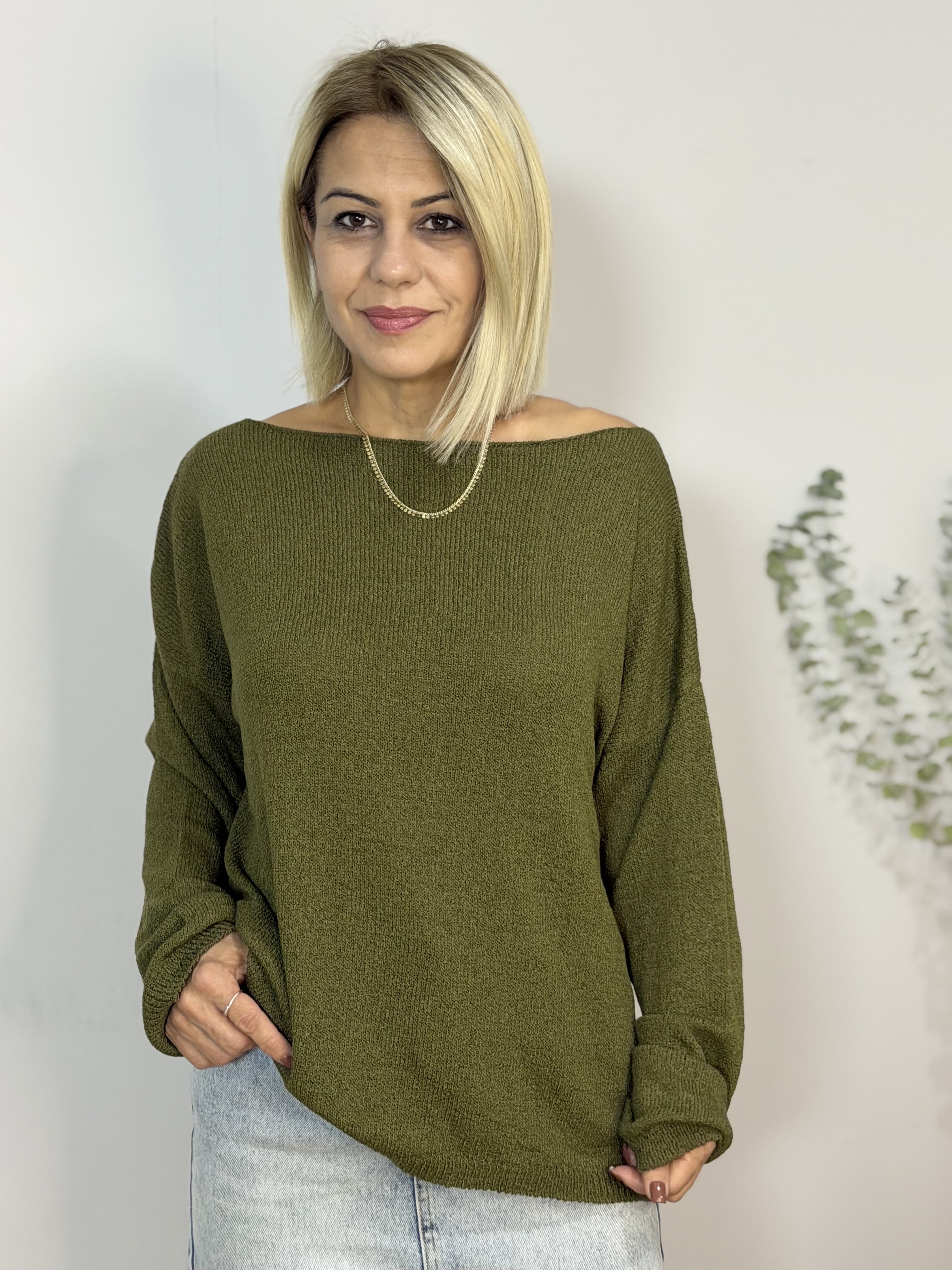 701 Kayık Yaka, Brumer Merserize Triko
