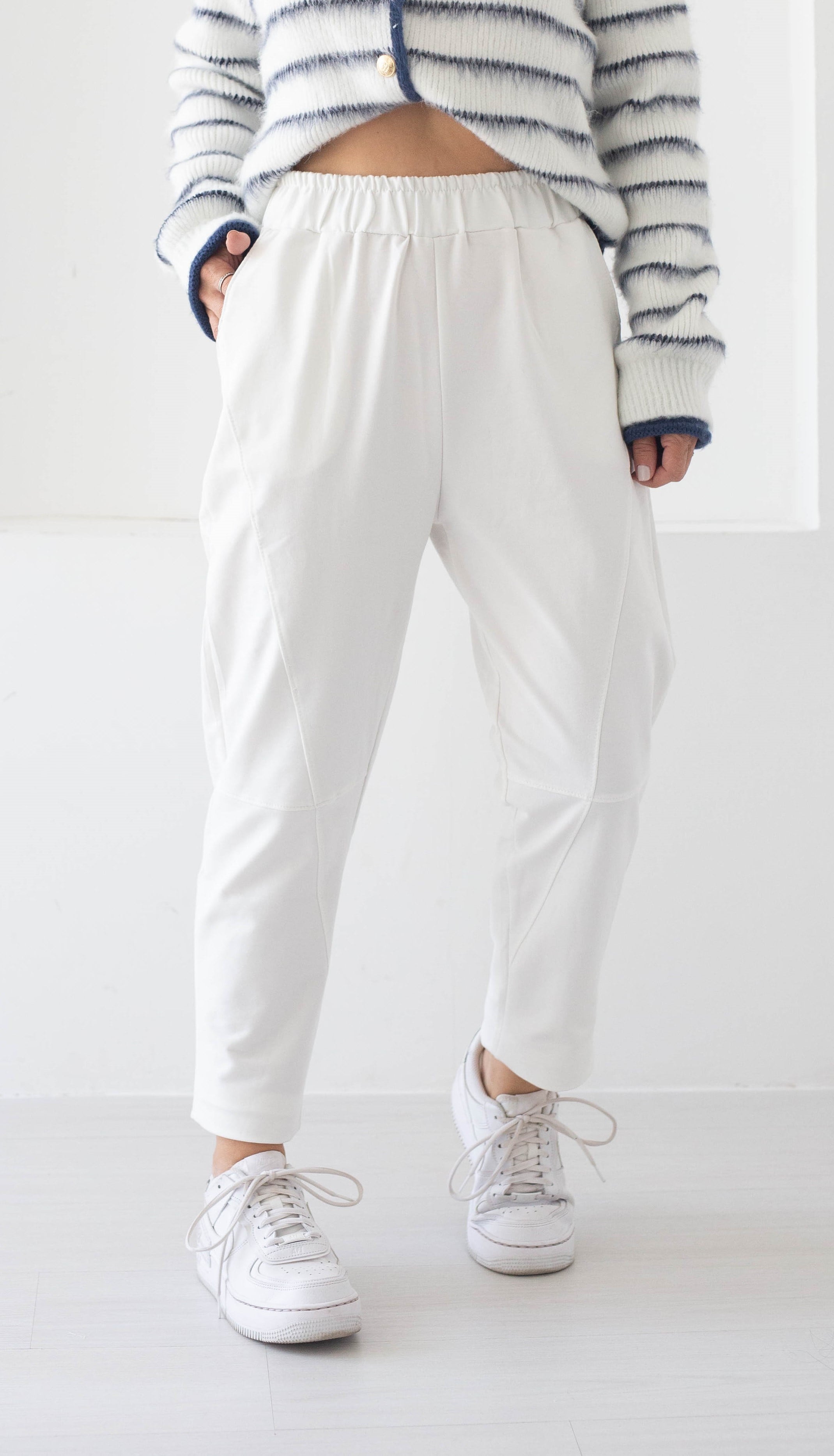 9019 DİKİŞ DETAY 2 İPLİK JOGGER PANTOLON