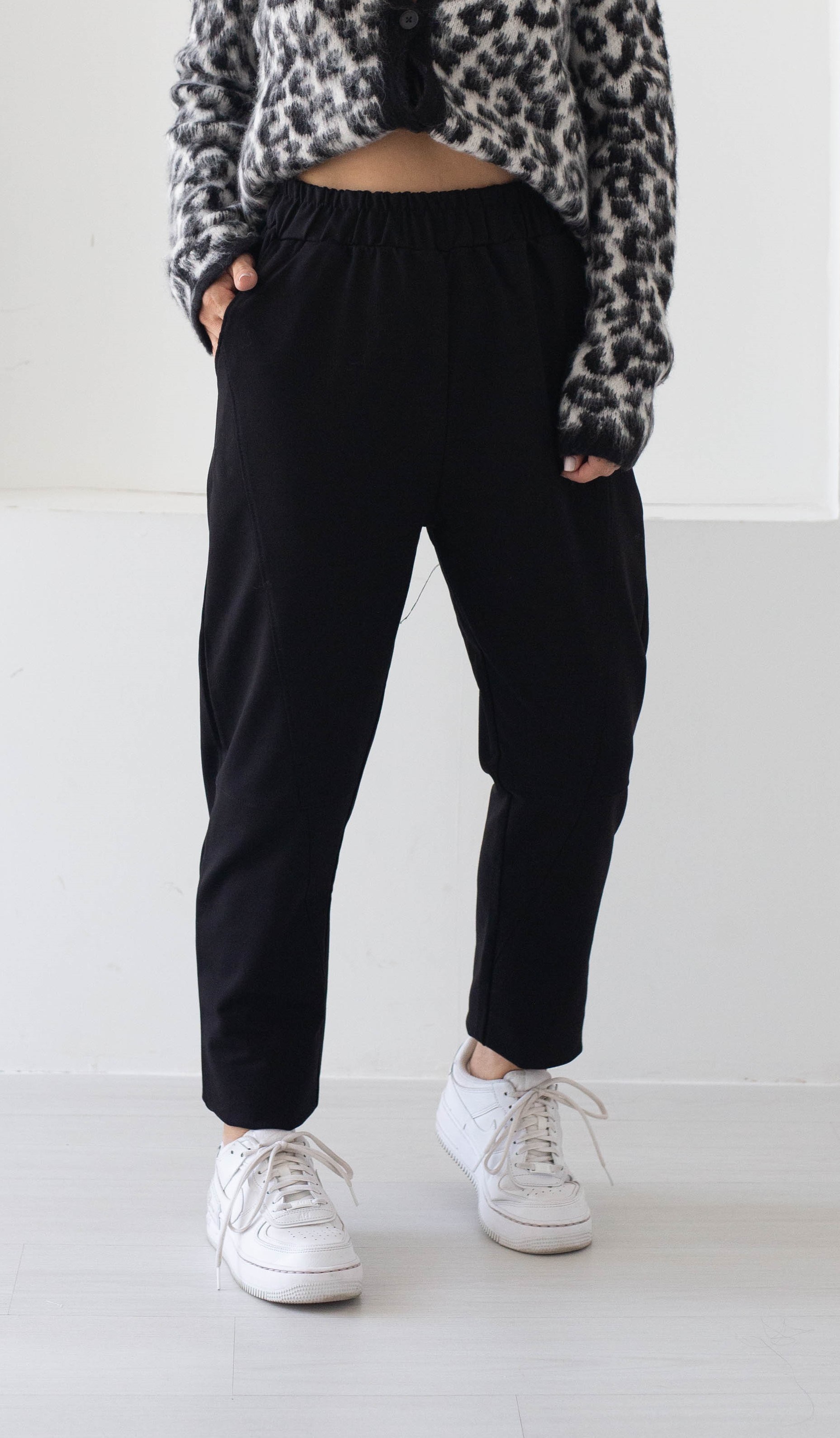 9019 DİKİŞ DETAY 2 İPLİK JOGGER PANTOLON