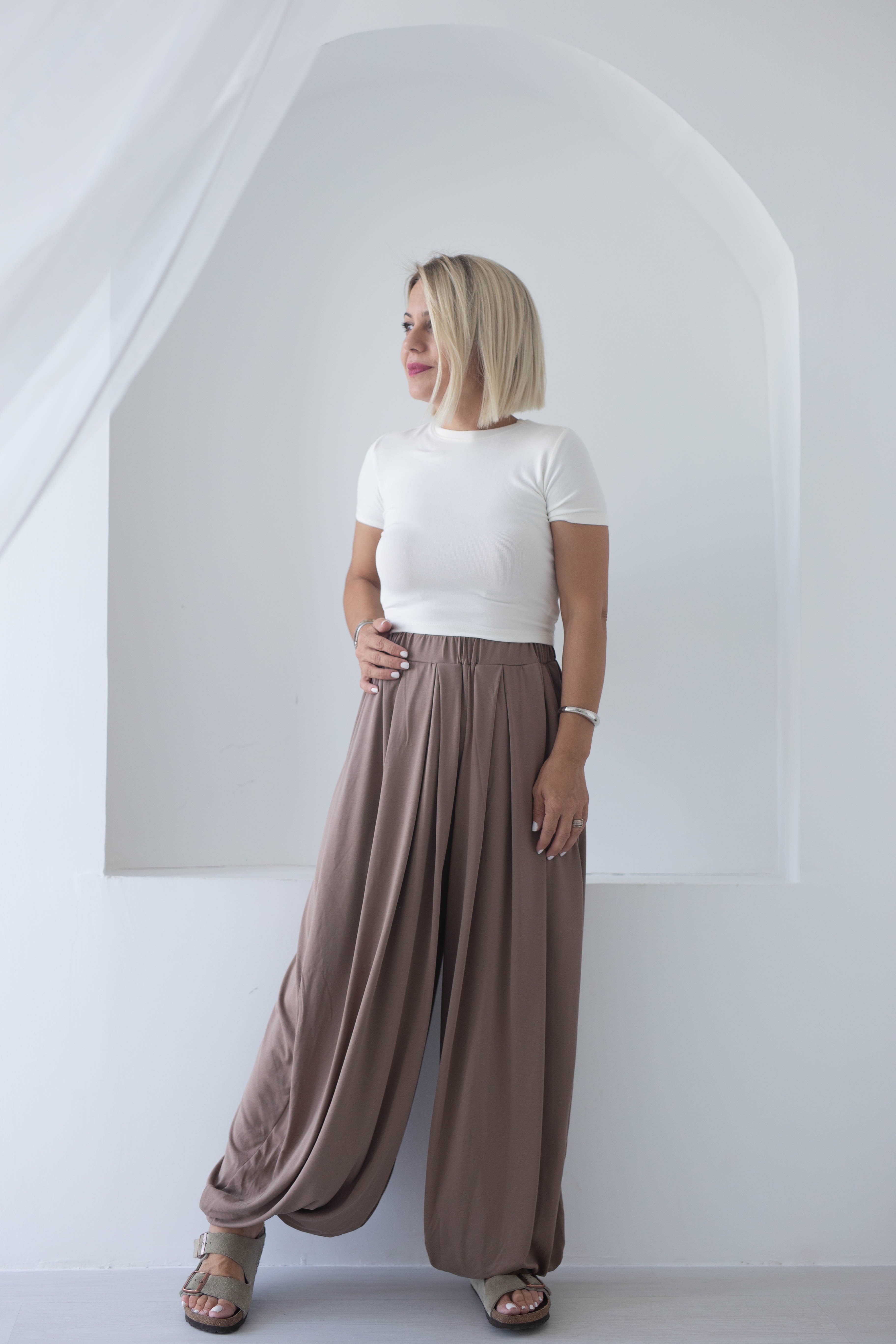 910 BEL PİLE MODAL ŞALVAR