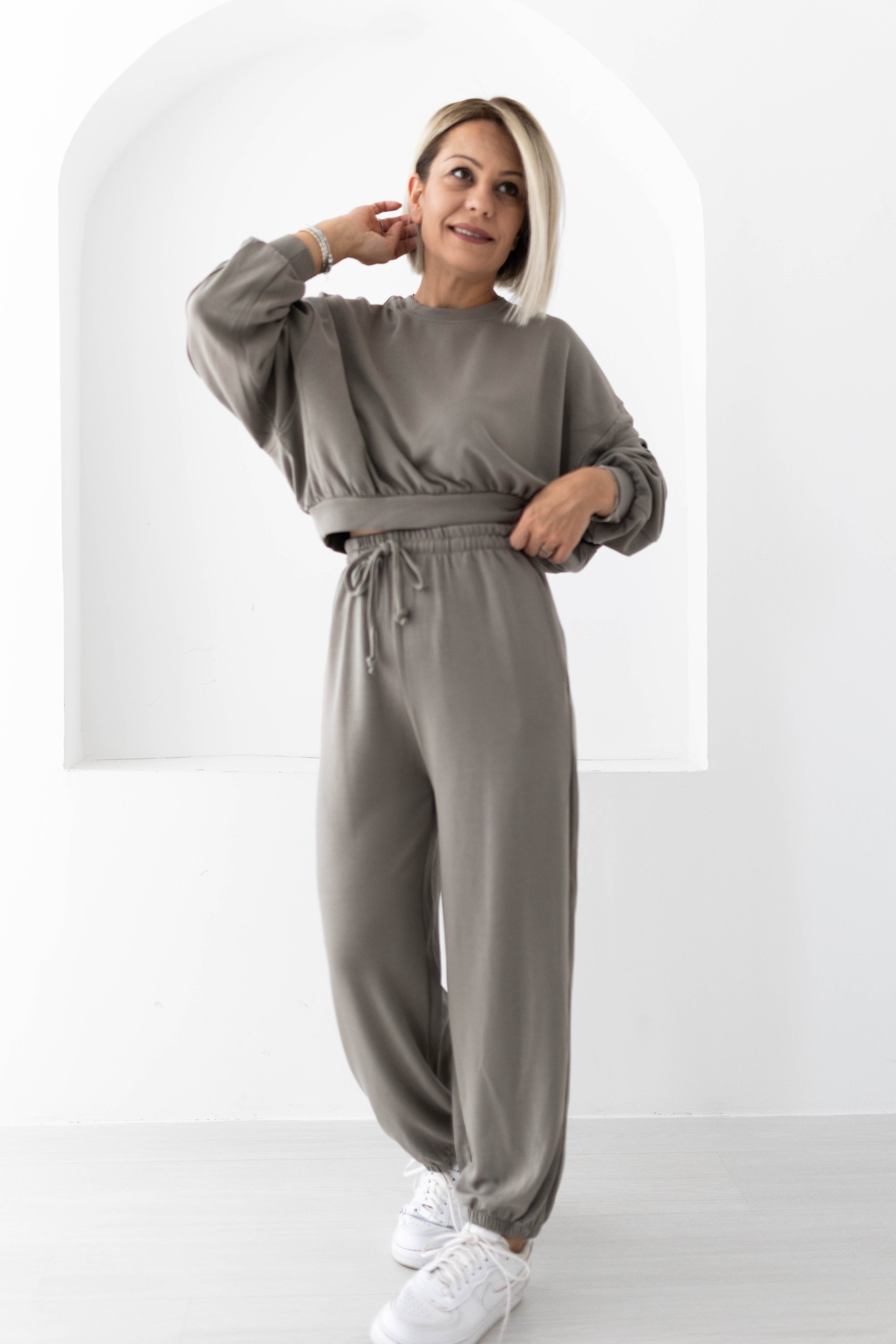 915 MODAL PAÇA LASTİKLİ EŞOFMAN SWEAT TAKIM