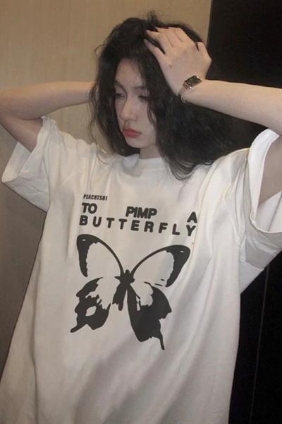 Beyaz Unisex To Pimp Butterfly T-Shirt