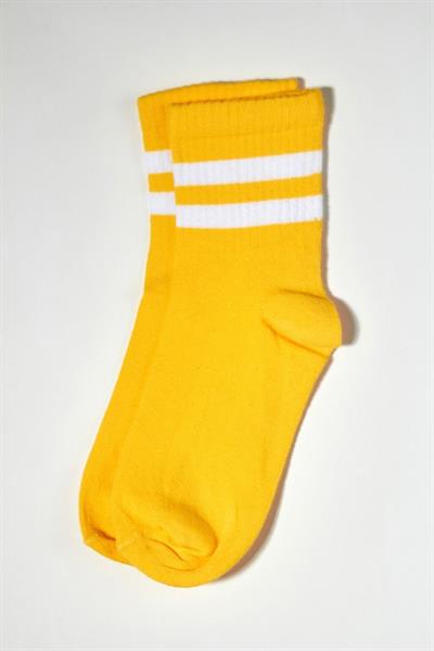 Sarı Çizgili Çorap