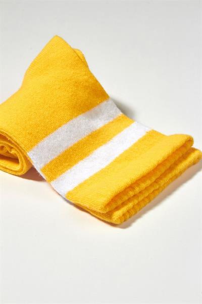 Sarı Çizgili Çorap