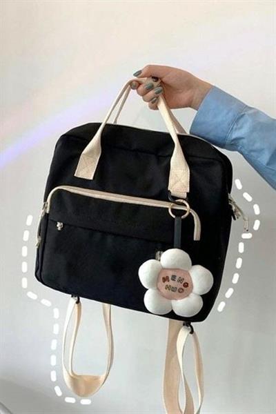 Siyah Dönüşebilen Sırt & Postacı Çanta